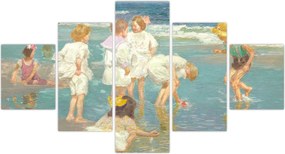 Obraz - Edward Henry Potthast, A Holiday, reprodukcje (125x70 cm)