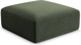 Zielony aksamitny podnóżek Campi – Cosmopolitan Design