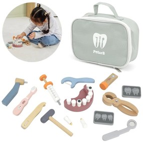 Viga polarb drewniany zestaw dentysty torba