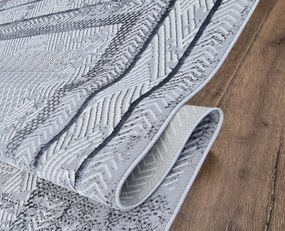 Dywan vintage Beyond Ramki szary 200 cm x 290 cm