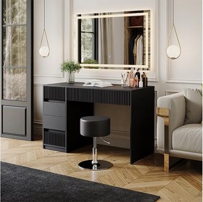 Toaletka czarny 120x55x76 omira