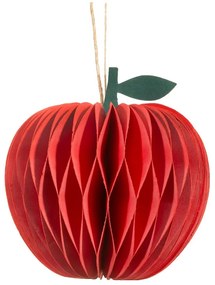 Papierowa ozdoba świąteczna wykonana ręcznie ø 8 cm Honeycomb Apple – Sass &amp; Belle