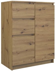 Nowoczesna komoda dąb artisan - Velda 2X