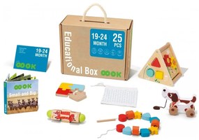 Tooky toy box pudełko xxl montessori edukacyjne 6w1 sensoryczne 19-24 mies