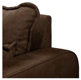 Ciemnobrązowa sofa 193 cm Beata – Ropez