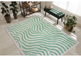 Zielony chodnik odpowiedni do prania 80x200 cm Green Zebra – Vitaus