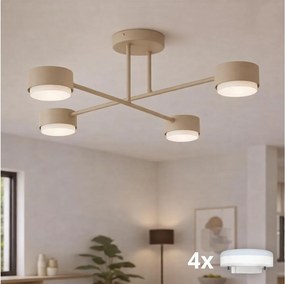 Brilagi - LED Przysufitowy żyrandol MONO 4xGX53/13W/230V beżowy