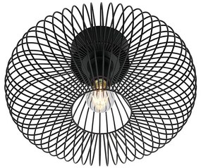 Nordlux - Lampa sufitowa BERONI 1xE27/60W/230V Ø 40,3 cm czarna