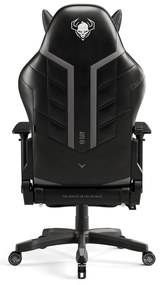 Fotel gamingowy Diablo X-Ray 2.0 King Size, czarno-szary