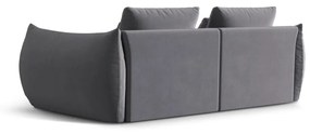 Ciemnoszara sofa z materiału bouclé 232 cm Bloom – Micadoni Home