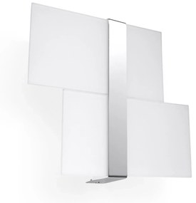 Designerski Szklany Kinkiet Popielaty E727 G8-H93