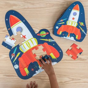 Puzzle (liczba elementów 18) Space Age rocket – Rex London