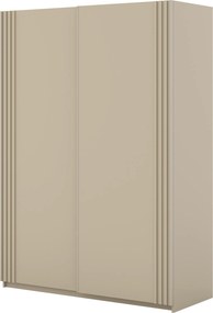 Szafa Przesuwna VANTE 150 cm Szafa Dwudrzwiowa Beż jasny