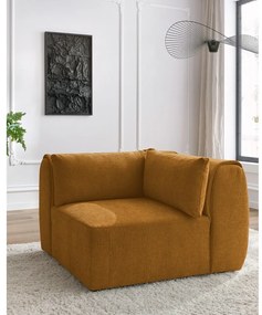 Musztardowy moduł sofy Jeanne – Bobochic Paris