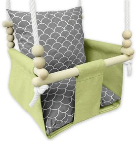 Kubełkowa huśtawka dla dzieci muszelki E3-K17