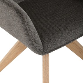 Krzesło do jadalni DCH-C2148 GREY2 z wodoodpornątkaniną