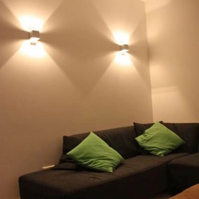 Nowoczesna lampa ścienna biała - Amy