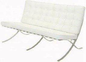 Sofa dwuosobowa BA2 insp. Barcelona skóra naturalna