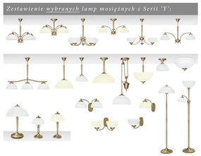 Lampa podłogowa mosiężna Y-P2