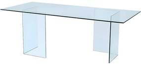 Stół do jadalni COLEDON - Dla 8 osób - Szkło hartowane