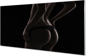 Panel szklany do Kuchni Zarys Kobiecego Ciała