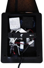 Nowoczesna lampa ścienna biała z USB-C i ładowarką indukcyjną - Comfort Nowoczesny Oswietlenie wewnetrzne