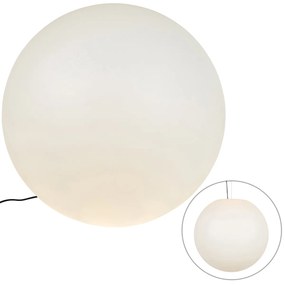 Zewnetrzna Nowoczesna lampa zewnętrzna biała 77 cm IP44 - Nura Nowoczesny Oswietlenie zewnetrzne