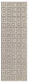 Beżowo-kremowy chodnik 80x240 cm Perles Tourmaline – Elle Decoration