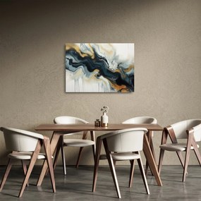 Obraz na szkle - Rysunek marmurkowy (70x50 cm)