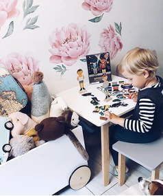 Stołek dziecięcy biały WOODY PURE