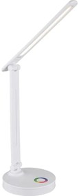 Globo 58445W - LED RGBW regulowana lampa stołowa GERALDO LED/5W/230V + LED/2W