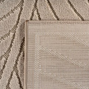 Dywan uniwersalny Nova 3D Motyw Roślinny beżowy 80 cm x 150 cm