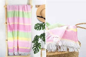 Ręcznik plażowy Greno 90x180 For Her różowy GRENO