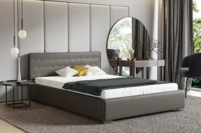 Łóżko tapicerowane Higa 2X 120x200 - 44 kolory