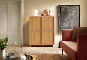 Komoda ZENITH 98 cm do Salonu Sypialni Brązowy