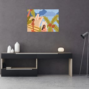 Obraz - Ciesz się życiem (70x50 cm)