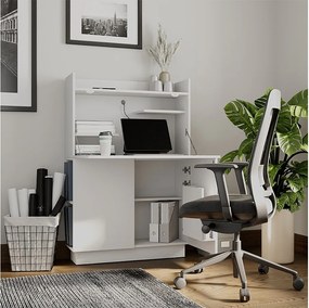 Biurko sekretarskie biały 85x27x118.9 alena