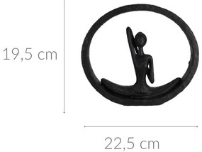 Figurka joga, wys. 19,5 cm