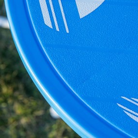 Outsunny Zestaw Mebli Ogrodowych Dla Dzieci Niebieski Stolik z Parasolem 2 Krzesła 36 Lat | Aosom PL