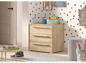 Komoda dziecięca w naturalnym kolorze 68x62x43 cm Sam – Vipack