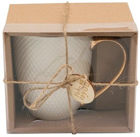 Florina Porcelanowy kubek w opakowaniu prezentowymRomby, 400 ml