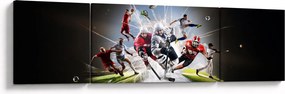 Obraz - Sportowcy (170x50 cm)