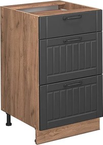 Szafka dolna do kuchni ciemnoszary 50x51.6x82 fame-line