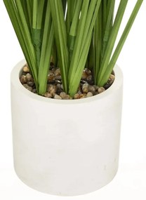 Sztuczna trawa ozdobna w cementowej doniczce, wys. 70 cm