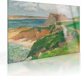 Obraz na szkle - Henri Moret, The Island of Raguenez, Brittany, reprodukcje (70x50 cm)