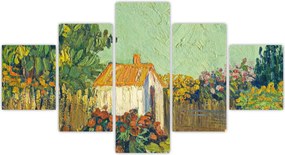 Obraz - Imitator of Vincent van Gogh, Landscape, reprodukcje (125x70 cm)