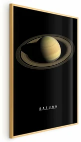 Plakat Saturn 60x90 cm z ramą złotą bez marginesu ARTGEIST B