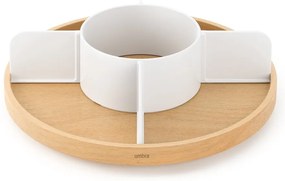 Naturalny drewniany organizer łazienkowy Bellwood – Umbra