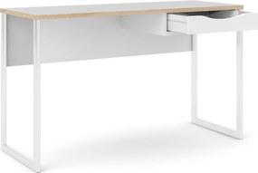 Białe biurko z szufladą Function Plus 1S