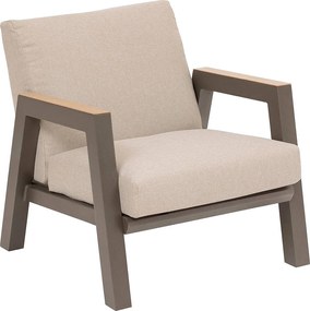 Zestaw aluminiowy HELIOS dla 7 osób (szaro-brązowy)